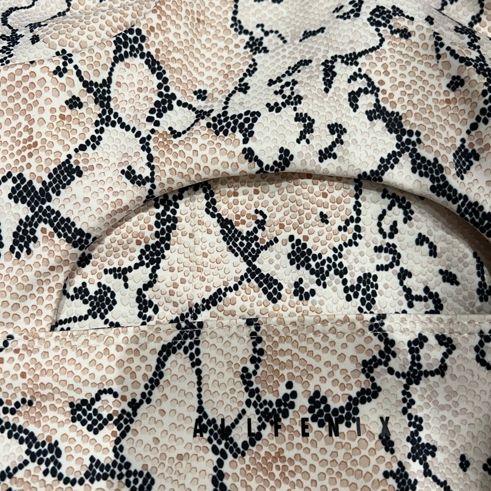 Allfenix White Python Snakeskin Racer Back Sports… - image 6